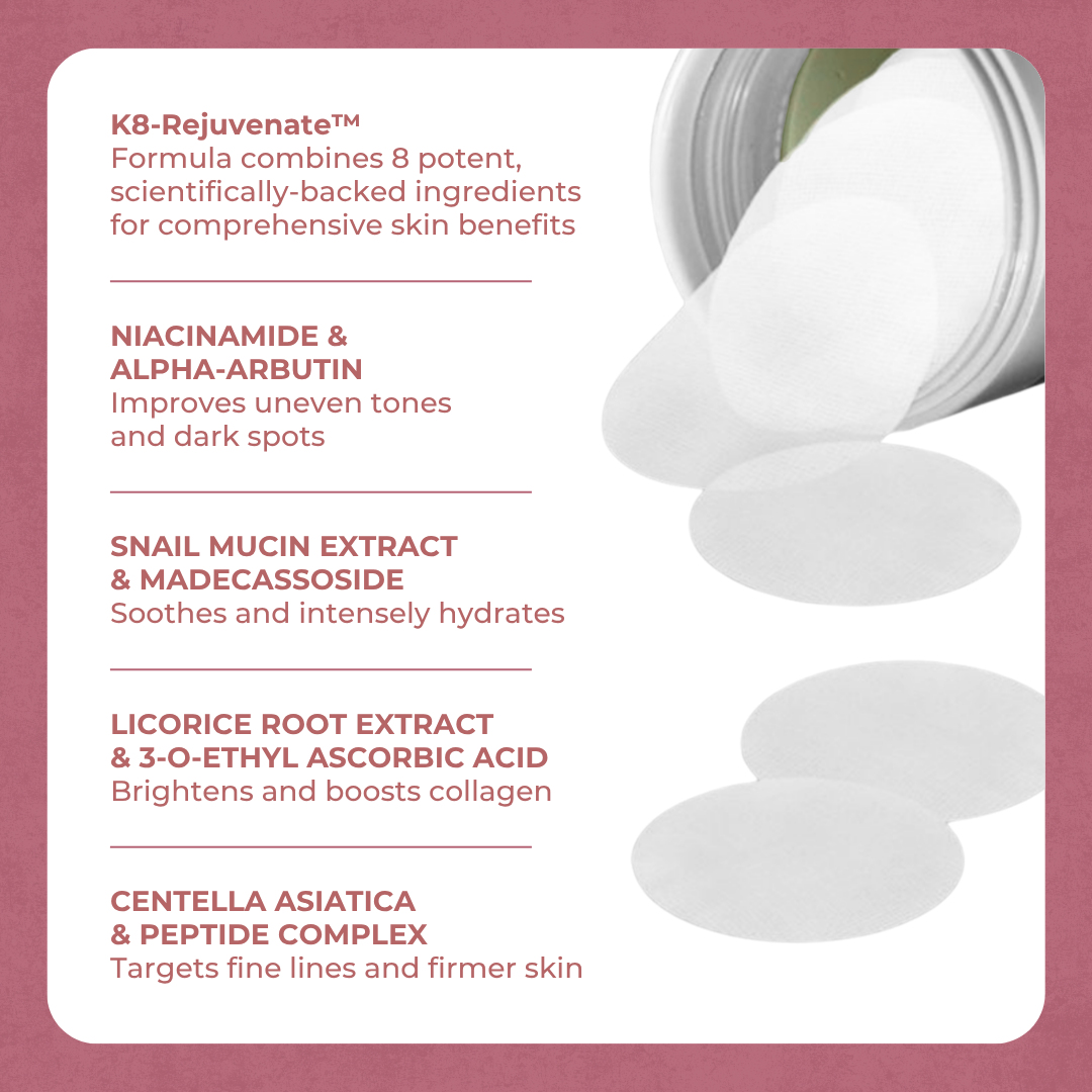 Toner Radiance Pads by Allaura Beauty