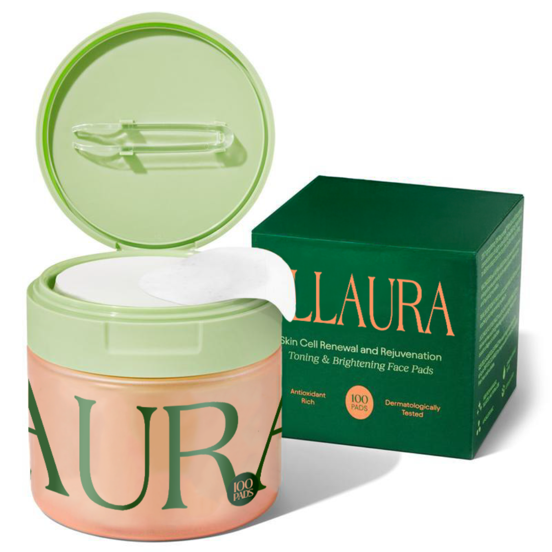 Toner Radiance Pads by Allaura Beauty