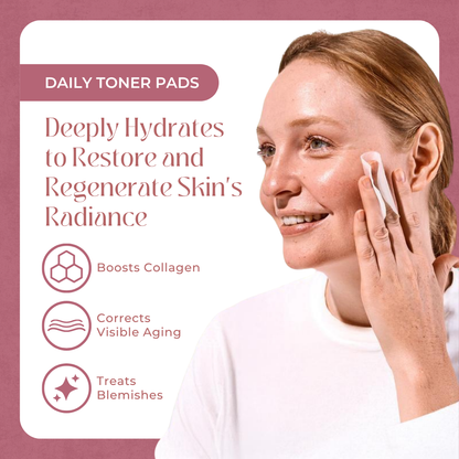 Toner Radiance Pads by Allaura Beauty