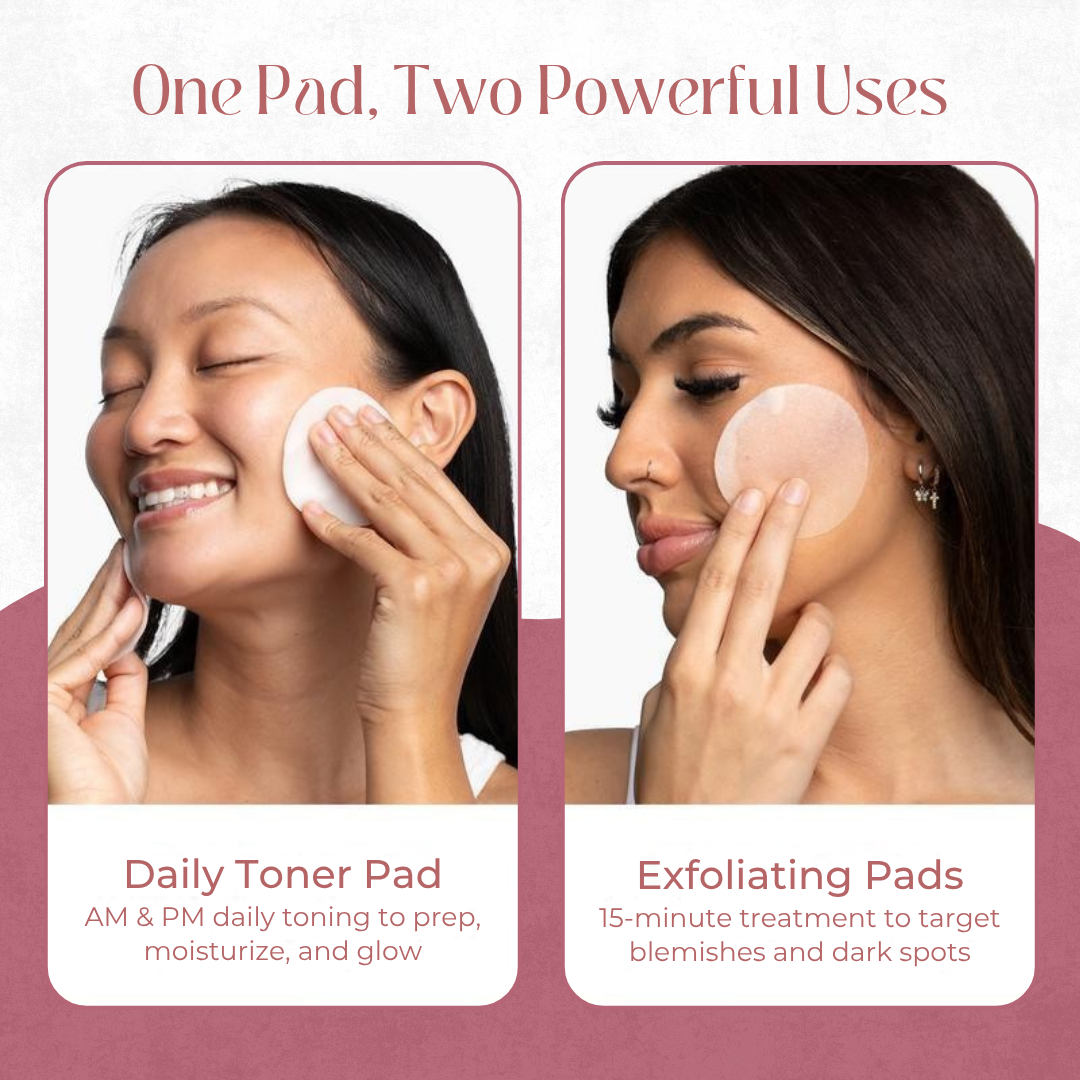 Toner Radiance Pads by Allaura Beauty